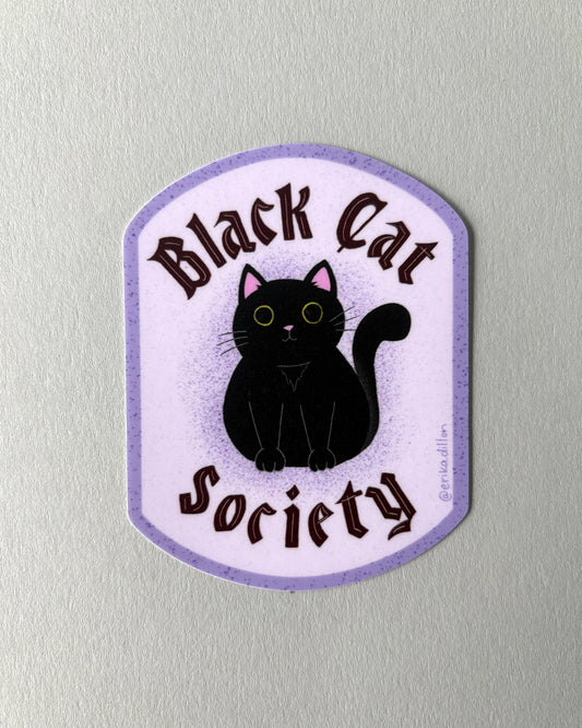 Black Cat Society Sticker