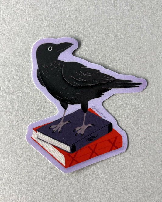 Corvid Curiosity Sticker