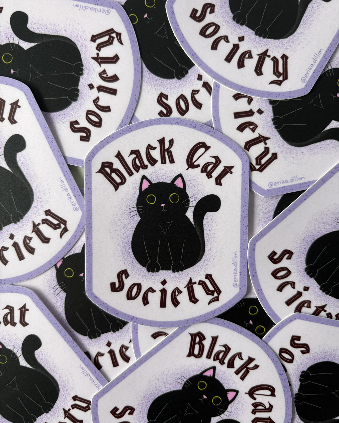 Black Cat Society Sticker