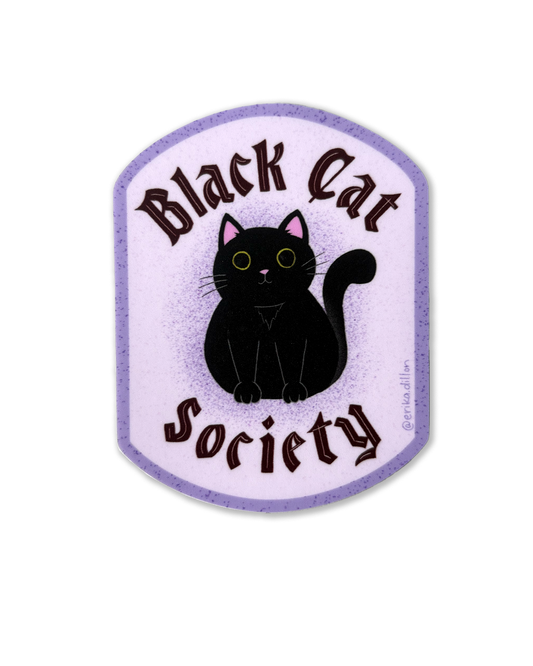 Black Cat Society Sticker