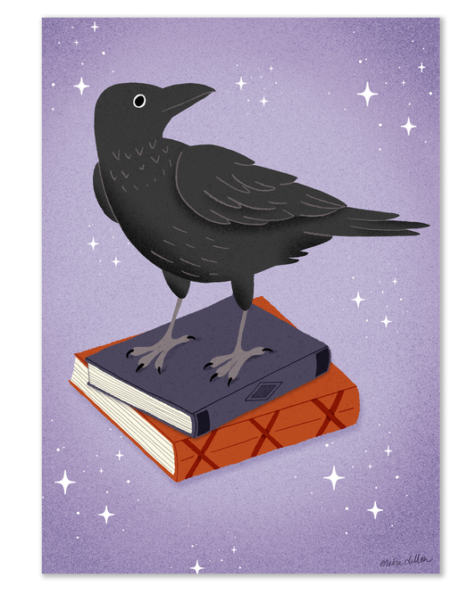 Corvid Curiosity Art Print